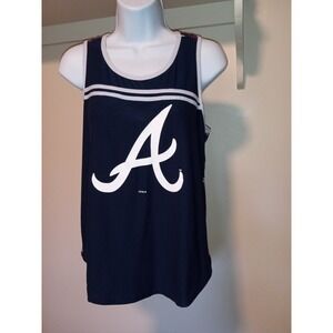 Concepts Sport‎ Genuine Merchandise Atlanta Braves Tank Top Women's M Racer Back